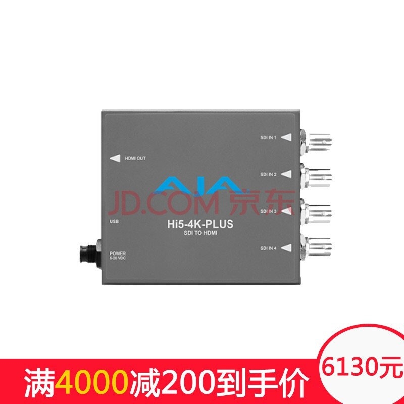 AJA Hi5-4K-Plus 4K/UltraHD-SDI到全幅HDMI 2.0转换器