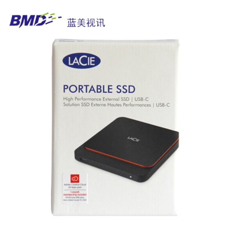 LaCie PSSD 固态移动硬盘 USB3.1 2T 2.5英寸